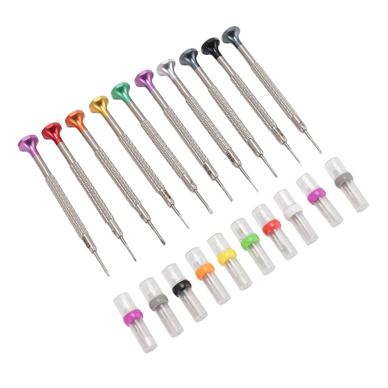 10pcs Professional Slotted Screwdriver Kit Multi Size Precision Screwdriver Set