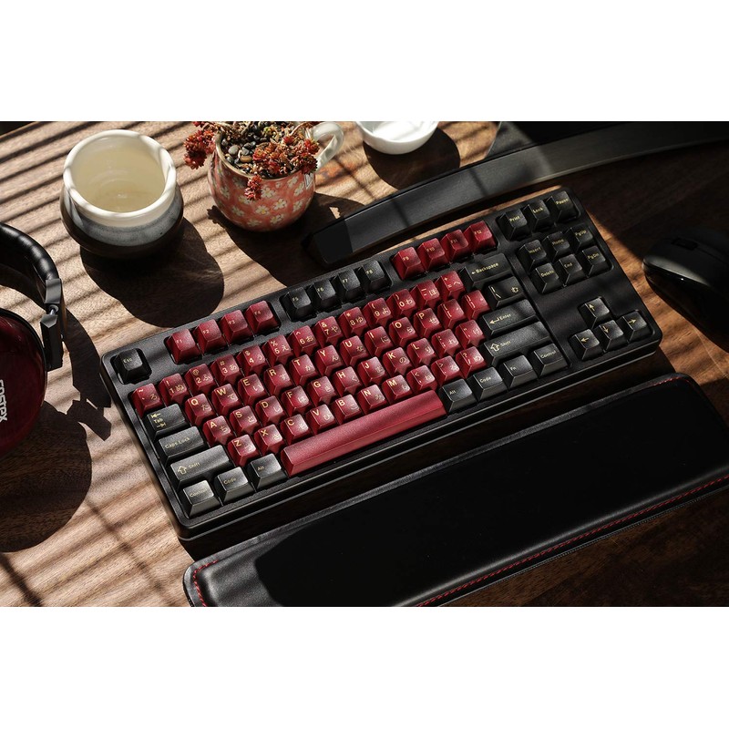 DROP + Redsuns GMK Red Samurai Keycap Set for Tenkeyless