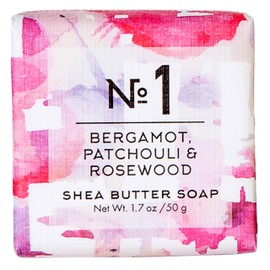 Via Mercato Travel Sized Italian Soap Bar (50g) - No. 1 Bergamot, Patchouli and Rosewood