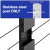 BLIKA 100 Pack 30 Degree Cable Railing Rubber Grommets for
