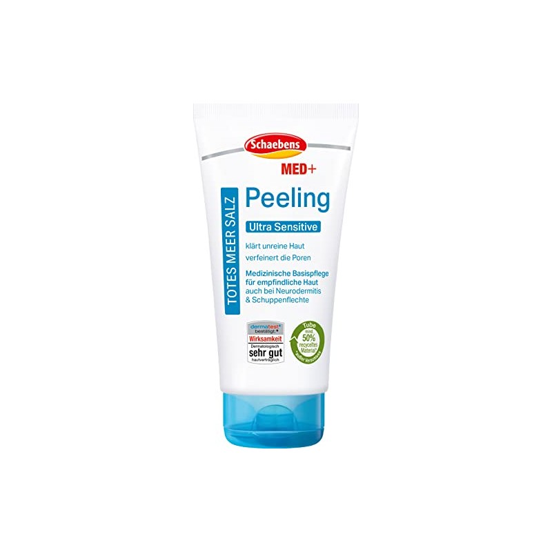Schaebens MED+ Dead Sea Salt Peeling Clears Blemished Skin and