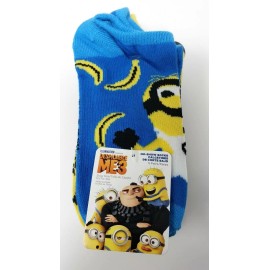 Universal Despicable ME3 5-Pair Socks M 7.5-3.5