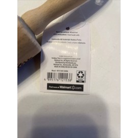 Holiday Time Christmas Rolling Pin Cookie Carved Easy Hand Roller NWT Baking Holiday Snowfl