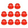 sourcing map 10Pcs ABS and Copper Potentiometer Knobs 1/4" Volume