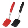 Silicone Cookie Spatula Turner, 2Pcs Silicone Spatula Nonstick Heat-Resistant Mini