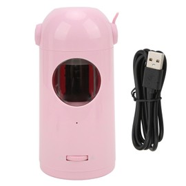 Electric Pencil Sharpener Full Automatic Smart Stop Adjustable Pencil Point Rechargeable Astronomical Electric SharpenerPink