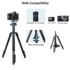 JAFUQAW Camera Tripod,68" / 174cm Lightweight Travel Tripod & Monopod
