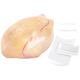 Poultry Shrink Bags, Pack of 25, Heat Shrink Wrap Bags, 13"x 18" Clear Poultry Shrink Wrap Freezer BPA Free Food Safe Storage Bags for Chicken, Rabbit and More, 25 Zip Ties and Silicone Straw