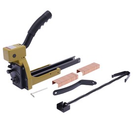 Manual Carton Closing Stapler, Staples Puller with 100 Staples, 1-3/8-Inch Crown, 3/4-Inch Length, 16 Gauge, Heavy-Duty Corrugated Carton Staple Gun for Closing Cartons Folding Boxes