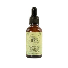 ORE Aceite de Oregano Orgánico 100% Natural | 80% Carvacrol Grado Alimenticio | 30ml