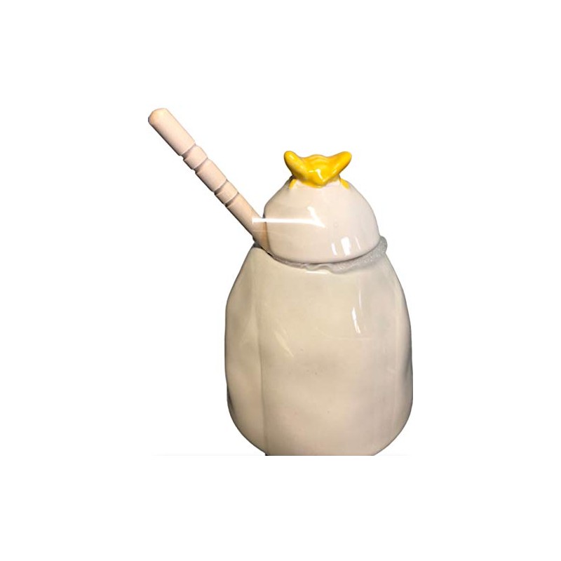 Rae Dunn by Magenta HONEY Pot Wooden Dipper Bee Icon