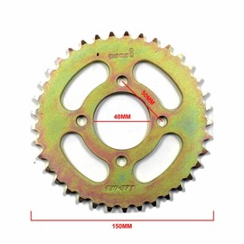 TDR 37T 420 Rear Sprocket Cog 48mm Fits Motorcycle ATV for Thumpstar for Atomik Dirt Bike