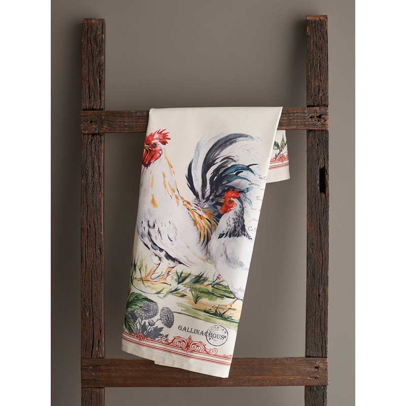 Maison d'Hermine Campagne Multipurpose Kitchen Towels, 100% Cotton, Soft, Absorbent,
