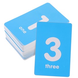 POPETPOP 50pcs Plastic Number Cards for Table Double-sided Digital Signage Marking Cards for Home Events Weddings and Desktop Use