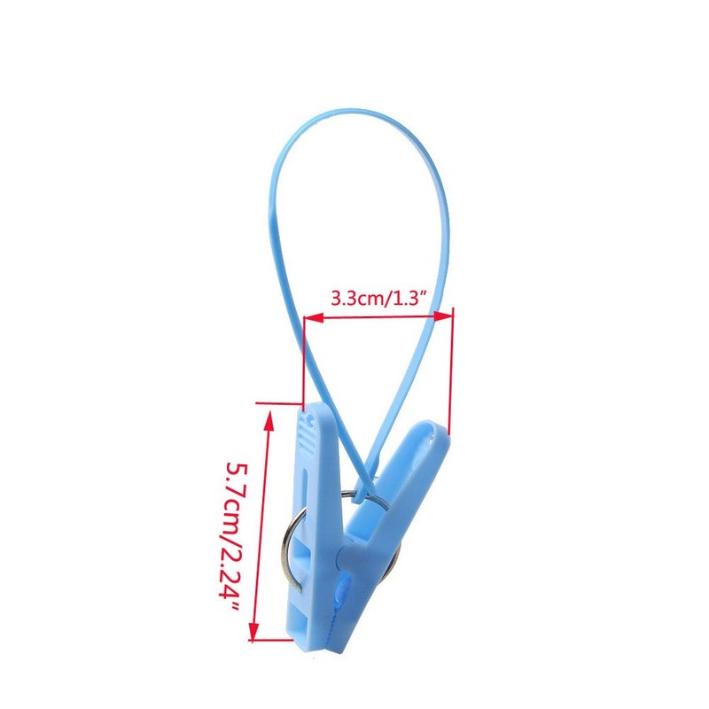 yueton Pack of 12 Clothes Peg Clip Pins Rope Hanging