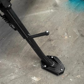 ZYAKOMO Compatible with Vstrom 800DE 1000DE V-Strom 1000 XT DL1000 V Strom 1050 1050XT Motorcycle CNC Foot Side Stand Extension Plate Pad Kickstand Pad