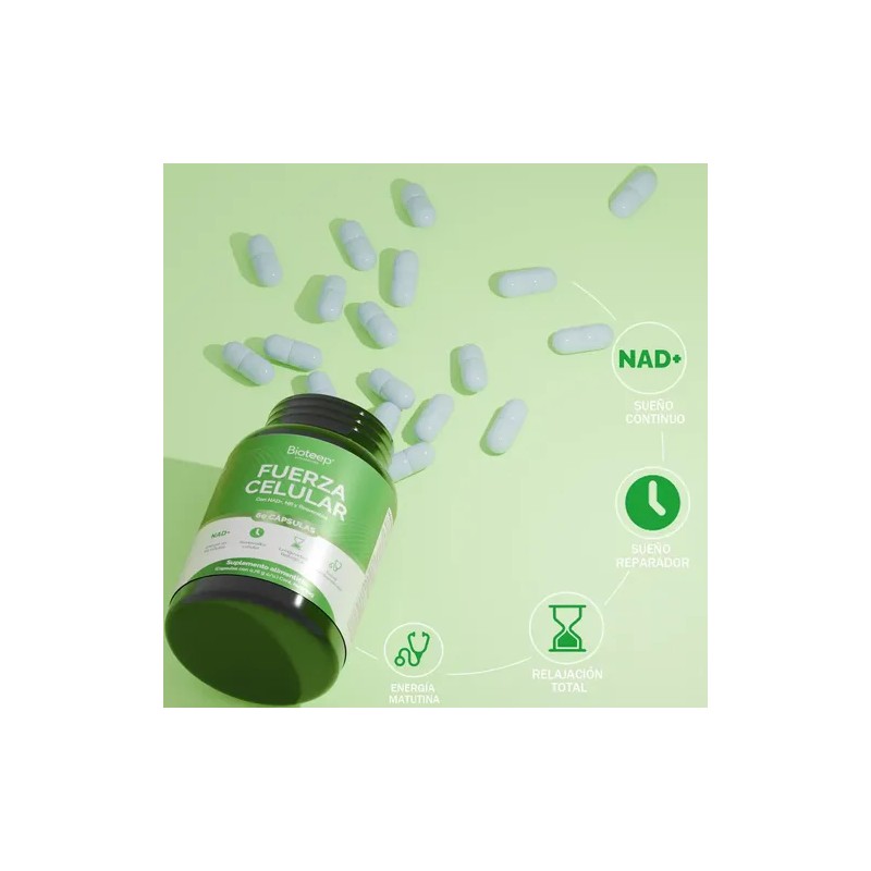 Nad+ 60 Capsulas,suplementos Bioteep | 30 Días