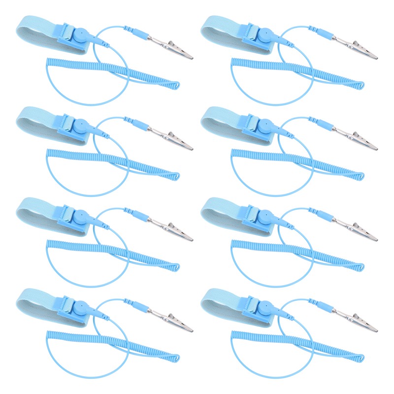 10Pcs 1.8Mx2.0MM Anti Static Bracelet Grounding Electrostatic Discharge Wrist Strap