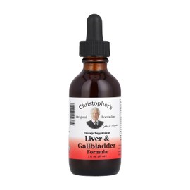 Christopher's Original Formulas Liver & Gallbladder Formula, Herbal Supplement for Detox & Digestive Support, 2 fl oz