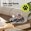 Hekisace No Drilling Cat Bed Desk Mount - Paw-Friendly Workspace
