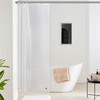 Furlinic Shower Curtain Anti-Mould Waterproof Transparent Eva Bath Curtain 120