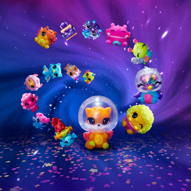 Spin Master COSMIC CANDY Hatchimals CollEGGtibles 4 PACK Hatch The