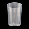 Tegg Plastic Graduated Cup 30PCS 50ml/1.7oz Clear Plastic Mixing Cups