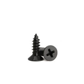 M3 x 5/16” Wood Screws, Self-Tapping Phillips Drive Small Screws, Flat Head Small Wood Screws Made of Carbon Steel, Suitable for Wood Furniture and Drywall 100pcs.(8mm)