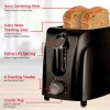 BRENTWOOD TS-260B Cool-Touch 2-Slice Toaster (Black) - White
