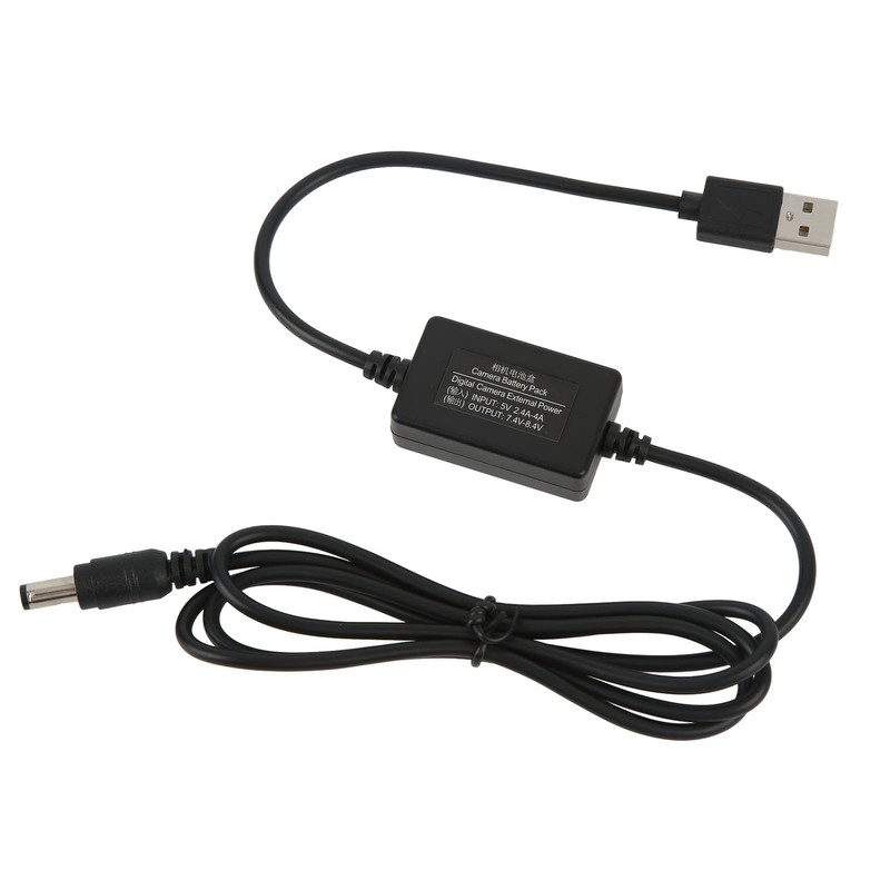 1.2m USB 5V to DC 8V Voltage Booster Cable Step