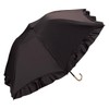 [2025] Wpc. 801-13217-102 Parasol Blackout Dome Umbrella, Ruffle, Mini, Charcoal
