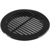 Vent Systems 6" Inch Black Plastic Soffit Vent Cover –