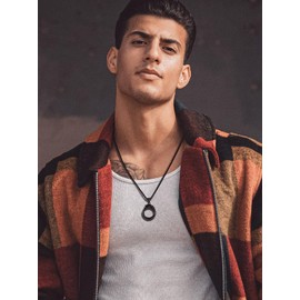 Bandmax Dragon Chain Men's Stainless Steel Chain Curb Chain Dragon Necklace Women's Chain Gothic Dragon Pendant Necklace Dragon Jewellery for Boys, Stainless Steel, No Gemstone