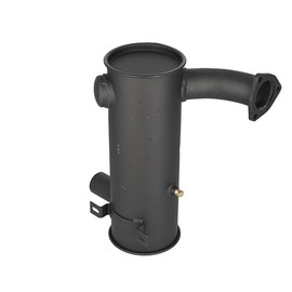 Muffler - Black fits Massey Ferguson 383 390 365 375 383 390 1694961M5 fits Perkins A4.236 A4.248