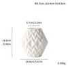 Deegufa White Ceramic Vase