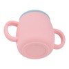 Silicone Toddler Cup Drop Proof Portable Baby Training Cup with