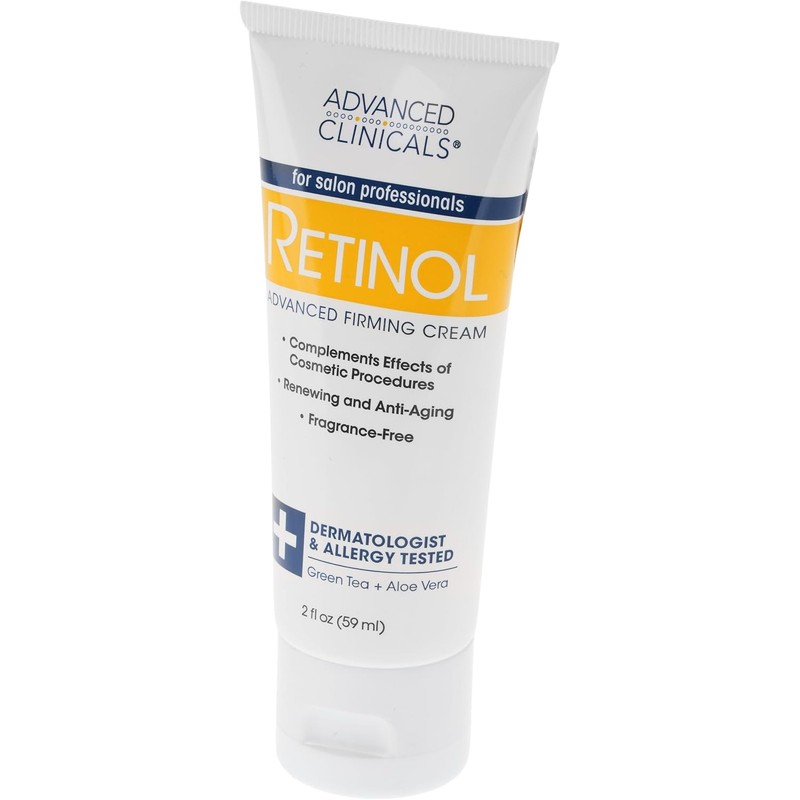 ADVANCED CLINICALS CREMA REAFIRMANTE CON RETINOL ANTI-EDAD CON TE VERDE