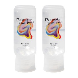 NO+AIBU Jelly Lotion, 4.9 oz (140 g), Set of 2, Easy to Use with Check Valve, Clean, Product by Enemagra (Adult)