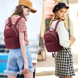 LOVEVOOK Backpack Womens Small Fashion Backpacks for Ladies School Bags for Girls Waterproof Rucksack Bag for Travel Mini Cute City Casual Daypacks