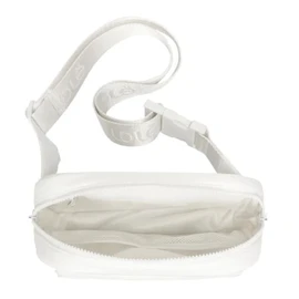 Lole Unisex Hand Warmer Belt Bag - One Size, Adjustable Strap & 3 Mesh Storage Compartments - 1 Count (White)