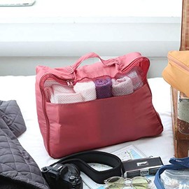 Dulton Feather Light Travel Organizer Red Medium FEATHER-LIGHT TRAVEL ORGANIZERS RED T20-0250M/RD Packing Bag