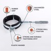 SKIR'CO Pipe Brackets with Black Rubber Lining for Diameter 47-51