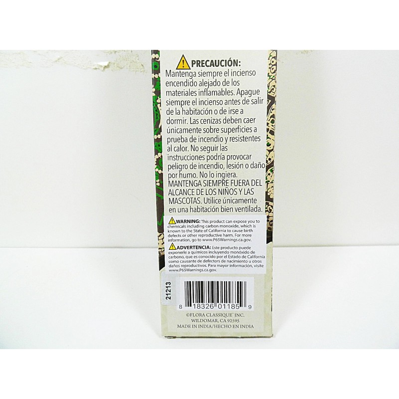 Flora Classique Incense Sticks Strawberry Black Cherry Lavender Patchouli Frankincense