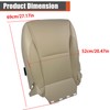 labwork Front Driver Side Bottom Tan Artificial Leather Perforated Seat