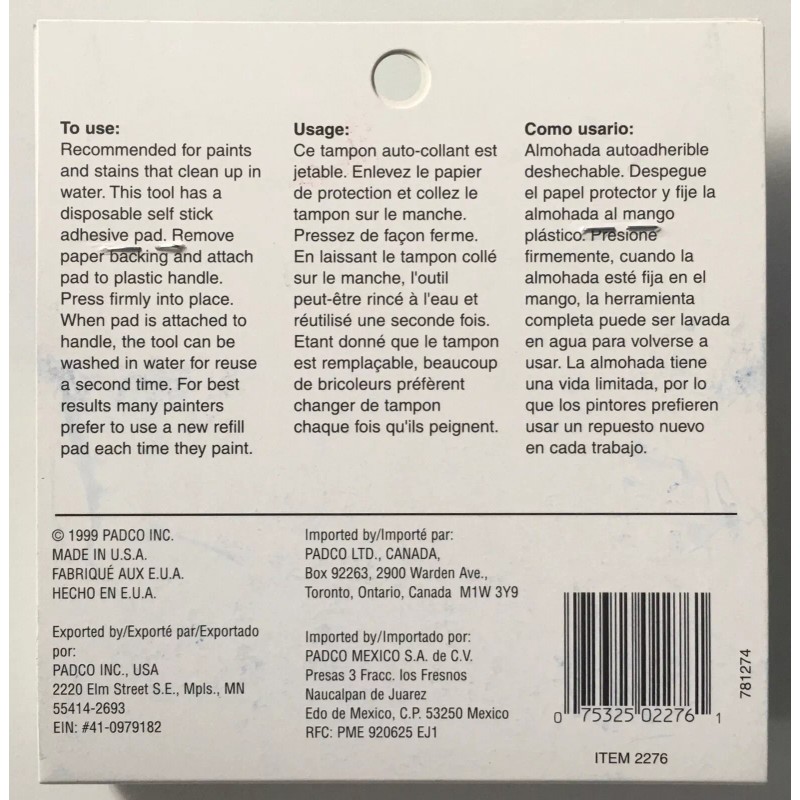 Padco 2-Pad Refill Value Pack x 3 for Corner Pad