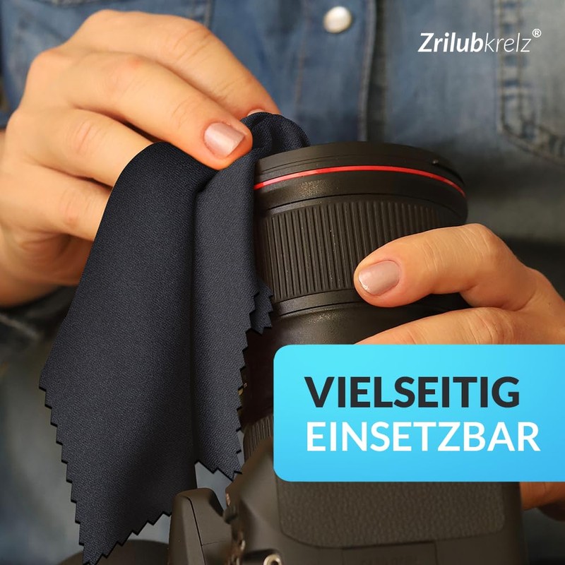 Zrilubkrelz® 8 Glasses Cleaning Cloths in Optician Quality - 20