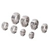 70Pcs Single Ear Hose Clamp Kit Stainless Steel Stepless 9
