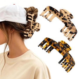 2 Pcs Large Hat Hair Clips, Trucker Hat Claw Clips for Women Baseball Cap