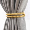 FOMIYES Curtain Tiebacks 6pcs Modern Decorative Rope Window Curtain Holdbacks