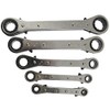 TE071 Set of Combination Ratchet Wrenches AF / Imperial / SAE Torque Wrench 1/4-Inch - 7/8-Inch